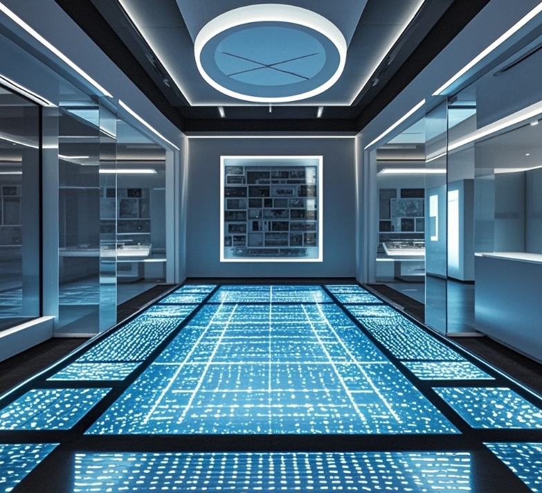 成都LED顯示屏:點(diǎn)亮未來(lái):LED 地板屏的崛起與魅力